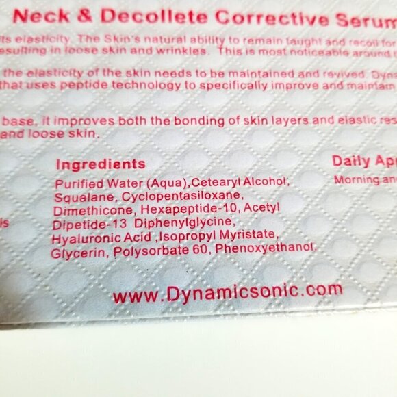 Dynamic Innovation Labs Neck & Décolleté Serum NEW - Picture 6 of 13